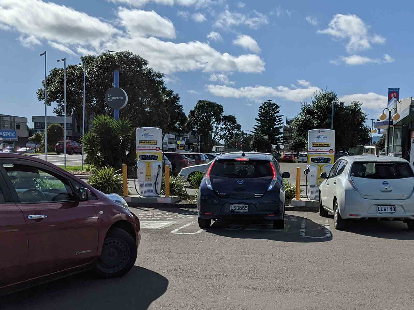 Paraparaumu electric vehicle charging station