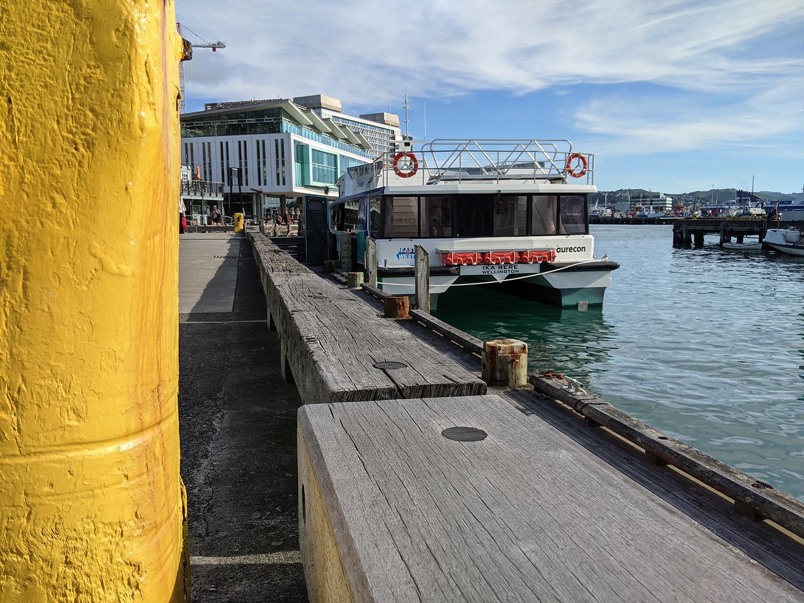 Ika Rere electric ferry on Wellington Harbour